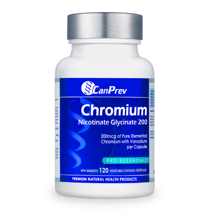 CanPrev Chromium Nicotinate Glycinate 200 120 Caps