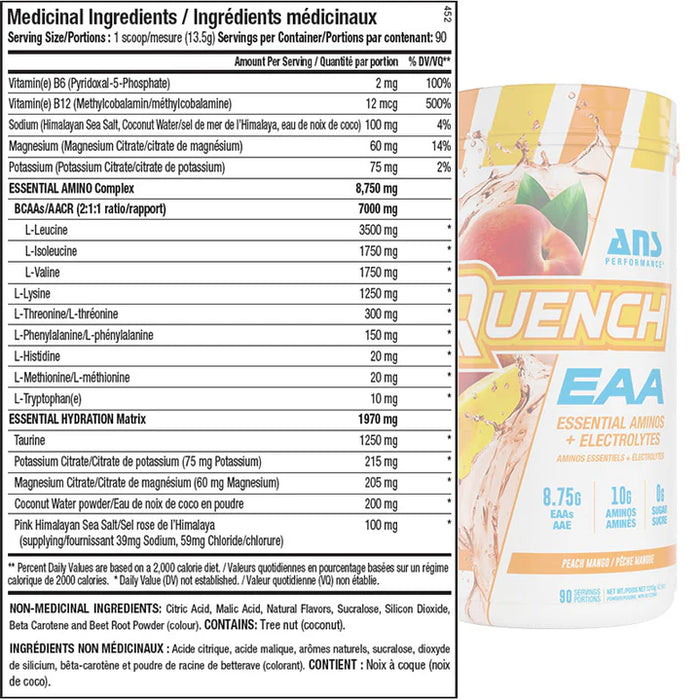 ANS Quench EAA 90 Servings