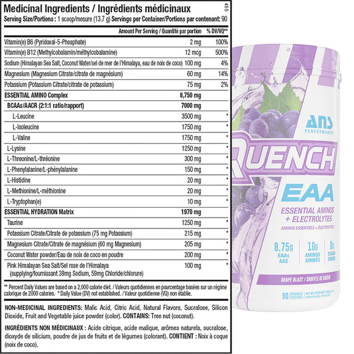 ANS Quench EAA 90 Servings
