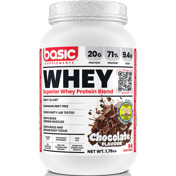 Basic Supplements Whey 4lb Value Size