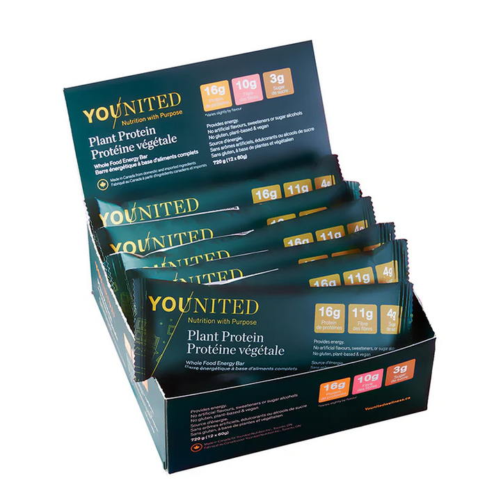 Younited Plant Protein Snack Bar Box of 12