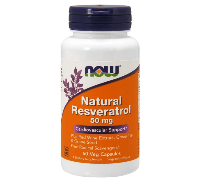 NOW Resveratrol 60 V Caps