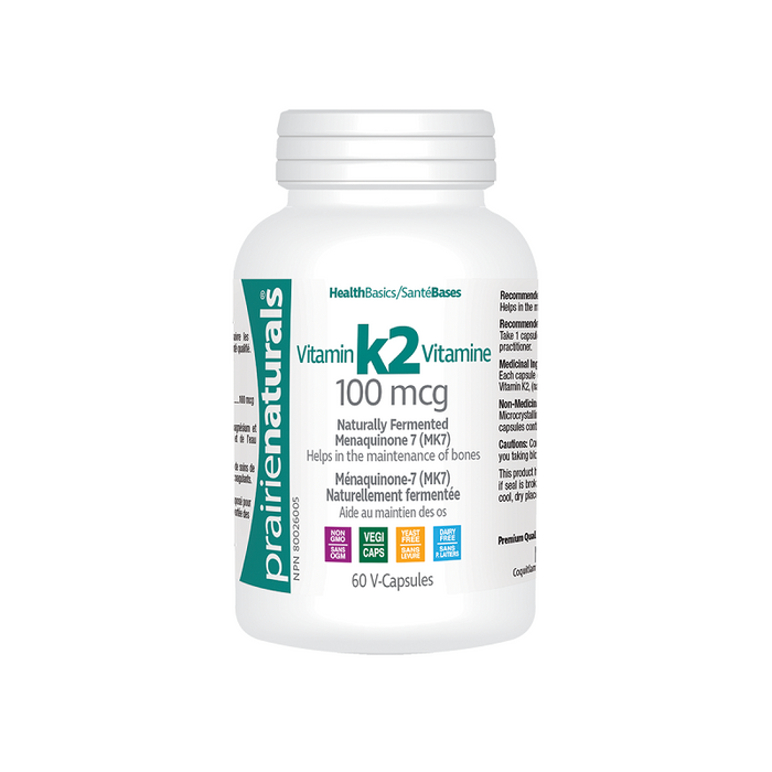Prairie Naturals Vitamin K2 60 Cap