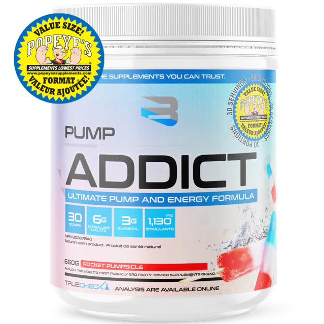 Believe Pump Addict Value Size 60 Serving