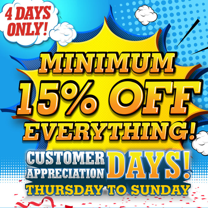 Customer Appreciation Days: The BEST Sale of The Year!
