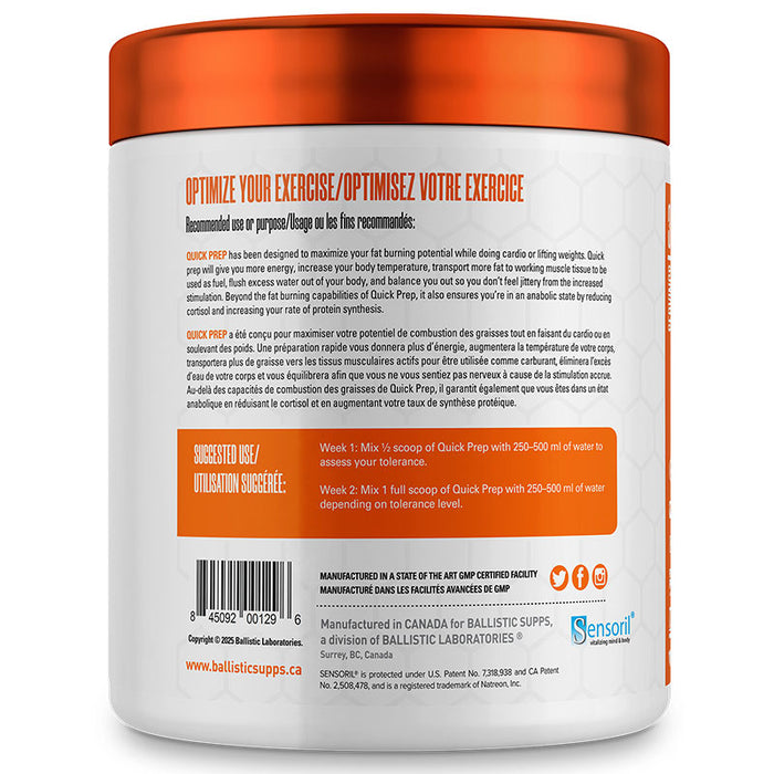 Ballistic Labs Quick Prep 120g