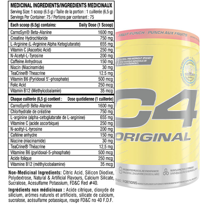 Cellucor C4 Original Value Size 75 Servings