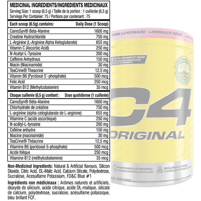 Cellucor C4 Original Value Size 75 Servings