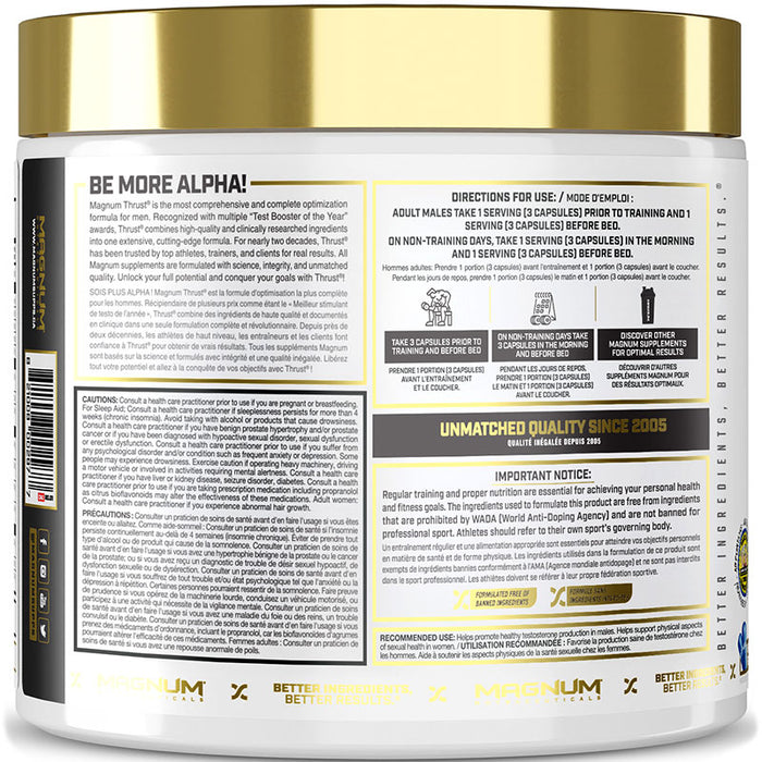 Magnum Thrust Value Size