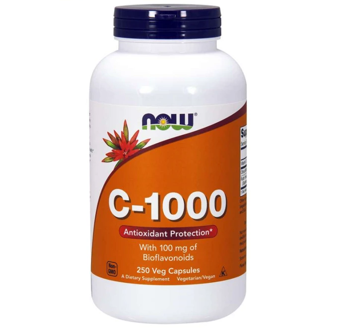 NOW C-1000 100 Tabs w/bioflavanoids