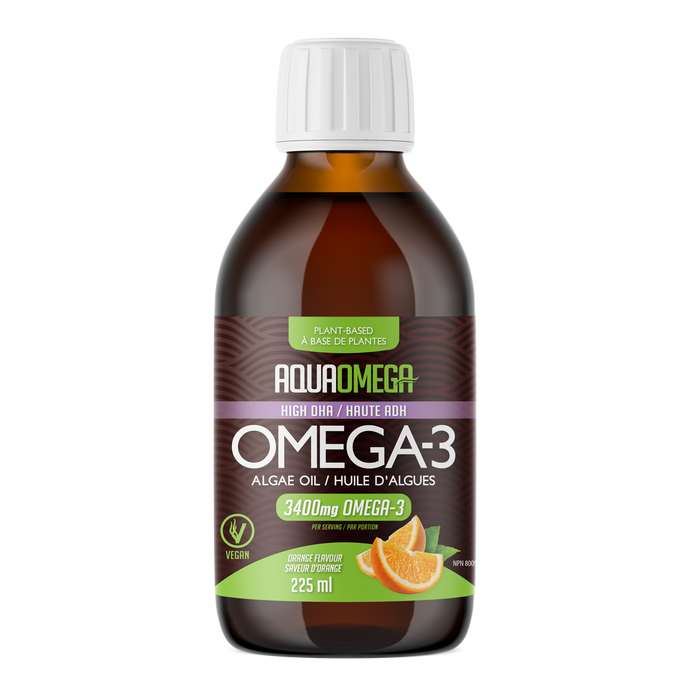 AquaOmega Vegan High DHA 225ml