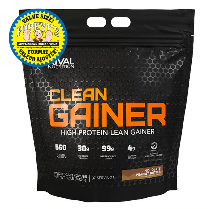 Rival Nutrition Clean Gainer Value Size 12lb