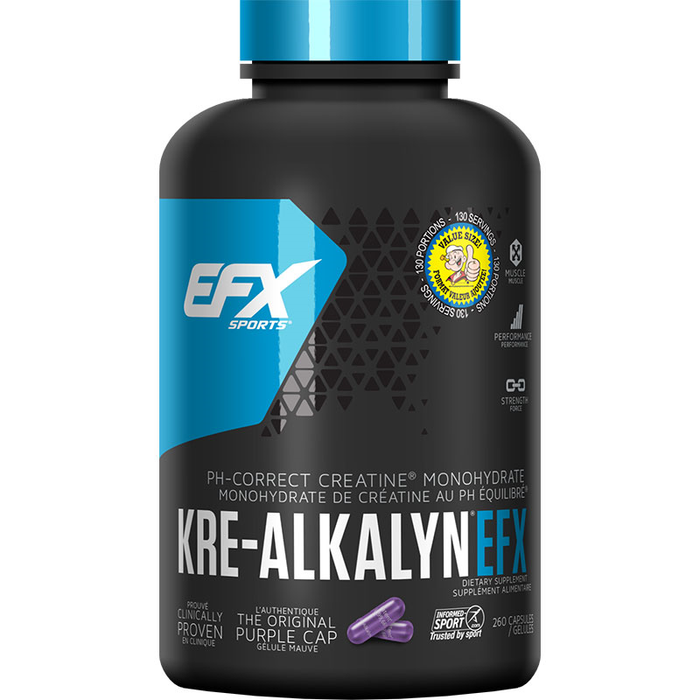 EFX Kre Alkalyn Value Size 260 Capsules