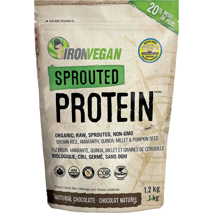 Iron Vegan Sprouted Protein Value Size