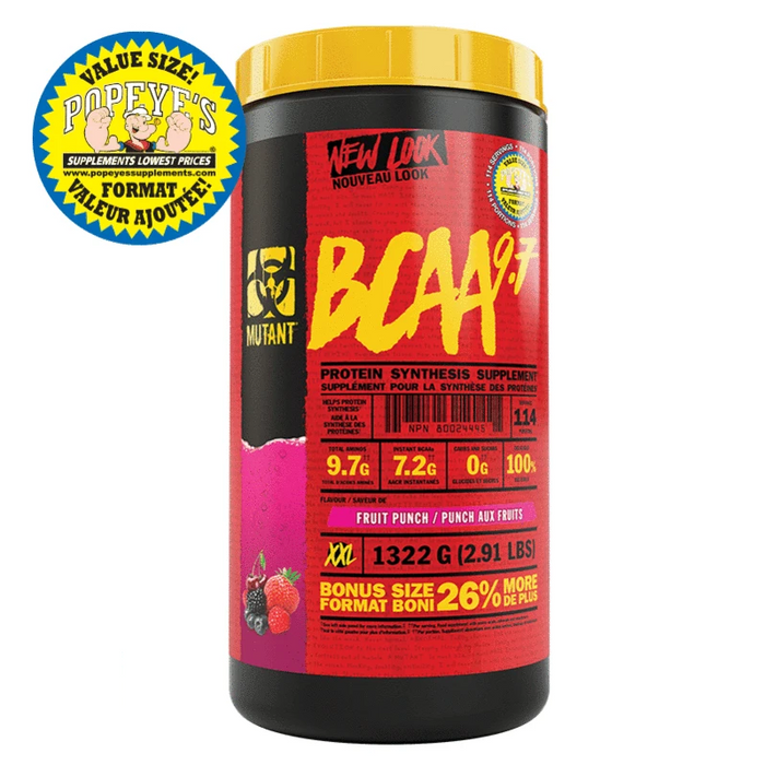 Mutant BCAA Value Size 114 Serving