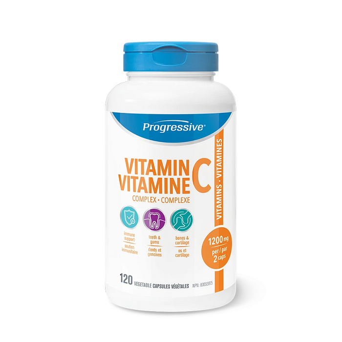 Progressive Vitamin C 120 Capsules