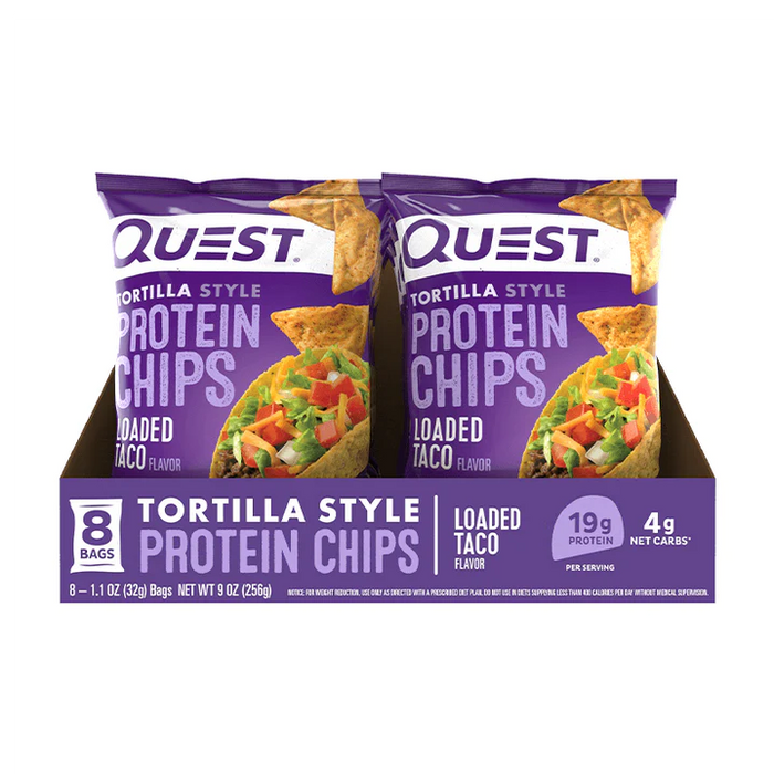 Quest Chips Box of 8